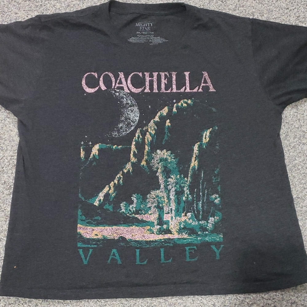 Mighty Fine Black Coachella Graphic Tee Teen